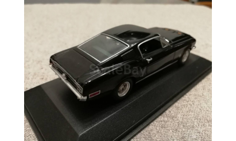 Ford Mustang 1968 raven black (Minichamps) 1/43, масштабная модель, scale43
