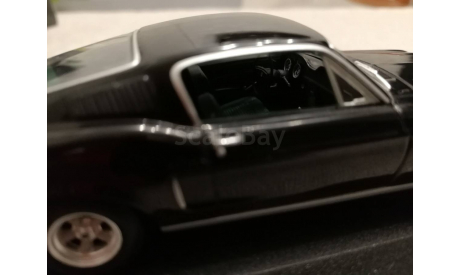 Ford Mustang 1968 raven black (Minichamps) 1/43, масштабная модель, scale43
