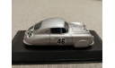 Porsche 356 #46 winner Le Mans 1951 silver (Minichamps) 1/43, масштабная модель, scale43