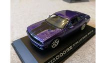 Dodge Challenger SRT8 2008г. crazy plum (Norev), масштабная модель, scale43