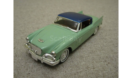 Studebaker Silver Hawk 1957г. (Solido), масштабная модель, 1:43, 1/43