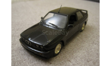 BMW M3 E30 1987 black (Minichamps), масштабная модель, 1:43, 1/43