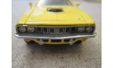 Plymouth Cuda 440 1971г. металл. дно(Matchbox), масштабная модель, 1:43, 1/43