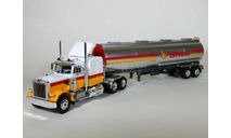 Peterbilt 359 6x4 + полуприцеп цистерна, Shell, 1970 - Altaya American Truck - 1:43, масштабная модель, scale43