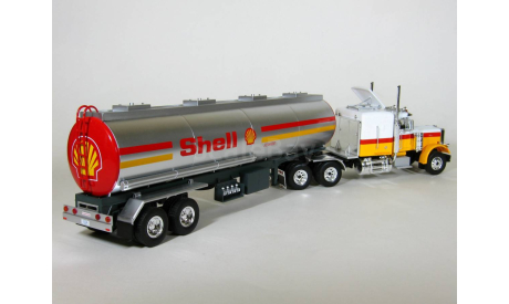Peterbilt 359 6x4 с полуприцепом цистерна, Shell, 1970 - Altaya American Truck - 1:43, масштабная модель, scale43