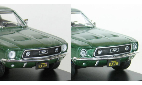 Ford Mustang GT390 (GT 390), 1968 - Altaya Ford Mustang - 1:43, масштабная модель, scale43