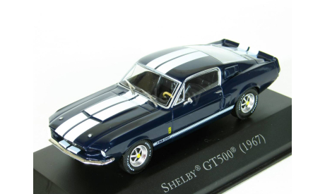 Ford Mustang Shelby GT500, dark blue, 1967 - Altaya American Cars - 1:43, масштабная модель, scale43