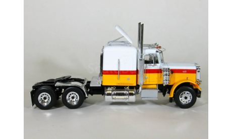 Peterbilt 359 6x4 с полуприцепом цистерна, Shell, 1970 - Altaya American Truck - 1:43, масштабная модель, scale43
