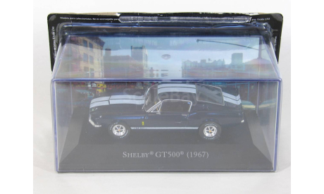 Ford Mustang Shelby GT500, dark blue, 1967 - Altaya American Cars - 1:43, масштабная модель, scale43