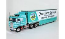 Kenworth K100 Aerodyne 6x4 + полуприцеп фургон, 1976 - Altaya American Truck - 1:43, масштабная модель, scale43