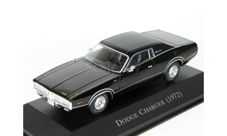 Dodge Charger, black, 1972 - Altaya American Cars - 1:43, масштабная модель, scale43