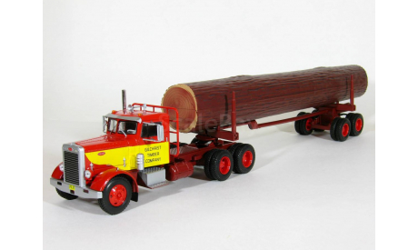 Peterbilt 281 6x2 + полуприцеп лесовоз, 1962 - Altaya American Truck - 1:43, масштабная модель, scale43