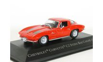 Chevrolet Corvette Sting Ray, StingRay Z06 (C2) Coupe, 1963 - Altaya American Cars - 1:43, масштабная модель, scale43