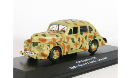 Opel Kapitan, 1938 (Russia - June, 1943) - Altaya Military WWII - 1:43, масштабная модель, DeAgostini, scale43