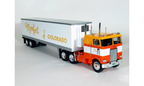 Peterbilt 352 H, 352H + полуприцеп фургон, 1979 - Altaya American Truck - 1:43, масштабная модель, scale43