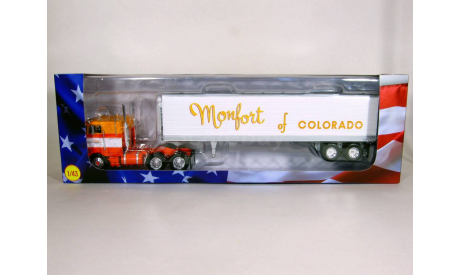 Peterbilt 352 H, 352H + полуприцеп фургон, 1979 - Altaya American Truck - 1:43, масштабная модель, scale43