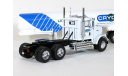 Freightliner FLC 120 64T 6x4 + полуприцеп цистерна, CRYORO, из к/ф ’Терминатор 2’, 1977 - Altaya American Truck - 1:43, масштабная модель, scale43