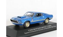 Ford Mustang Mach 1, Speed Record on Bonneville Salt Flats, 1969 - Altaya American Cars - 1:43, масштабная модель, scale43