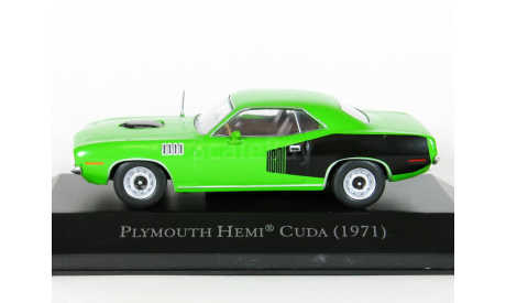 Plymouth Hemi Cuda, 1971 - Altaya American Cars - 1:43, масштабная модель, scale43