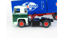 Scania LBT 141 + полуприцеп контейнеровоз, 1976-1981 - Altaya тягачи мира - 1:43, масштабная модель, scale43