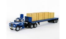 Mack Serie R, R-Series с п/прицепом платформа с досками, 1966 - Altaya American Truck - 1:43, масштабная модель, scale43
