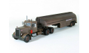 Peterbilt 281 6x2 + полуприцеп цистерна, FLAMMABLE, из к/ф ’Дуэль’, 1957 - Altaya American Truck - 1:43, масштабная модель, scale43