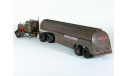 Peterbilt 281 6x2 + полуприцеп цистерна, FLAMMABLE, из к/ф ’Дуэль’, 1957 - Altaya American Truck - 1:43, масштабная модель, scale43