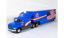 Ford Aeromax 120 + полуприцеп фургон джамбо, NSC, 1990 - Altaya American Truck - 1:43, масштабная модель, scale43