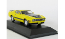 Ford Mustang Mach 1 V8 351 Ram Air, yellow, 1973 - Altaya Ford Mustang - 1:43, масштабная модель, scale43