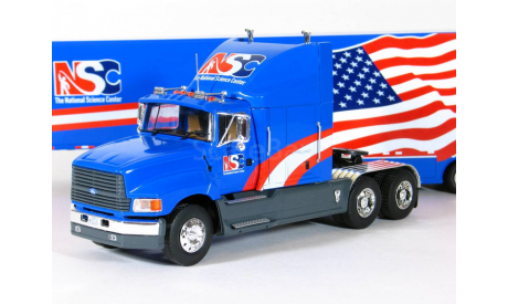 Ford Aeromax 120 + полуприцеп фургон джамбо, NSC, 1990 - Altaya American Truck - 1:43, масштабная модель, scale43