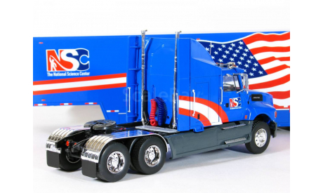 Ford Aeromax 120 + полуприцеп фургон джамбо, NSC, 1990 - Altaya American Truck - 1:43, масштабная модель, scale43
