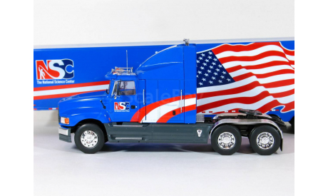 Ford Aeromax 120 + полуприцеп фургон джамбо, NSC, 1990 - Altaya American Truck - 1:43, масштабная модель, scale43