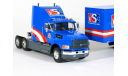 Ford Aeromax 120 + полуприцеп фургон джамбо, NSC, 1990 - Altaya American Truck - 1:43, масштабная модель, scale43