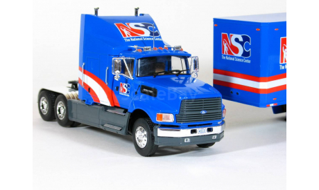 Ford Aeromax 120 + полуприцеп фургон джамбо, NSC, 1990 - Altaya American Truck - 1:43, масштабная модель, scale43