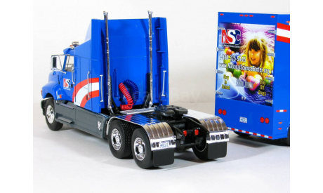 Ford Aeromax 120 + полуприцеп фургон джамбо, NSC, 1990 - Altaya American Truck - 1:43, масштабная модель, scale43
