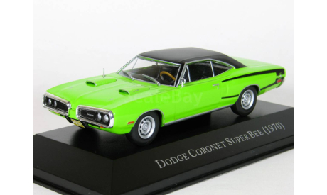 Dodge Coronet Super Bee 440, green, 1970 - Altaya American Cars - 1:43, масштабная модель, scale43