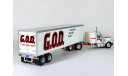 Chevrolet Bison + полуприцеп фургон, G.O.D., 1979 - Altaya American Truck - 1:43, масштабная модель, scale43