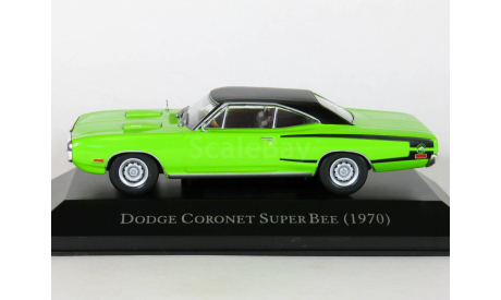 Dodge Coronet Super Bee 440, green, 1970 - Altaya American Cars - 1:43, масштабная модель, scale43