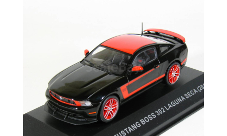 Ford Mustang Boss 302 Laguna Seca, 2012 - Altaya Ford Mustang - 1:43, масштабная модель, scale43
