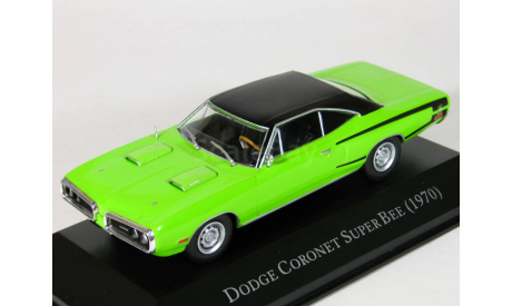 Dodge Coronet Super Bee 440, green, 1970 - Altaya American Cars - 1:43, масштабная модель, scale43