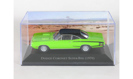 Dodge Coronet Super Bee 440, green, 1970 - Altaya American Cars - 1:43, масштабная модель, scale43