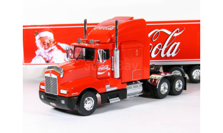 Kenworth T600 6x4 + полуприцеп фургон, Coca-Cola, 1986 - Altaya American Truck - 1:43, масштабная модель, scale43