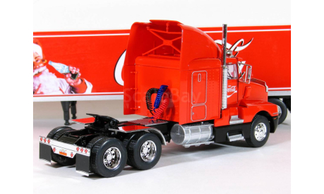 Kenworth T600 6x4 + полуприцеп фургон, Coca-Cola, 1986 - Altaya American Truck - 1:43, масштабная модель, scale43