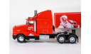 Kenworth T600 6x4 + полуприцеп фургон, Coca-Cola, 1986 - Altaya American Truck - 1:43, масштабная модель, scale43