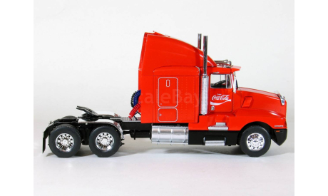 Kenworth T600 6x4 + полуприцеп фургон, Coca-Cola, 1986 - Altaya American Truck - 1:43, масштабная модель, scale43