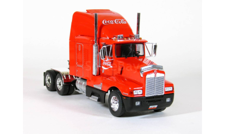Kenworth T600 6x4 + полуприцеп фургон, Coca-Cola, 1986 - Altaya American Truck - 1:43, масштабная модель, scale43