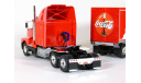 Kenworth T600 6x4 + полуприцеп фургон, Coca-Cola, 1986 - Altaya American Truck - 1:43, масштабная модель, scale43