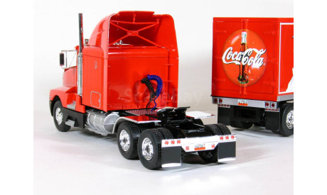 Kenworth T600 6x4 + полуприцеп фургон, Coca-Cola, 1986 - Altaya American Truck - 1:43, масштабная модель, scale43