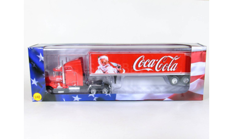 Kenworth T600 6x4 + полуприцеп фургон, Coca-Cola, 1986 - Altaya American Truck - 1:43, масштабная модель, scale43