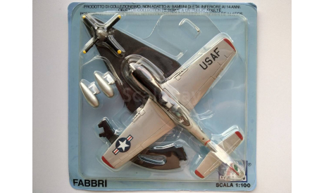 Самолет North American P-51D Mustang - 1:100, масштабные модели авиации, Italeri, scale100